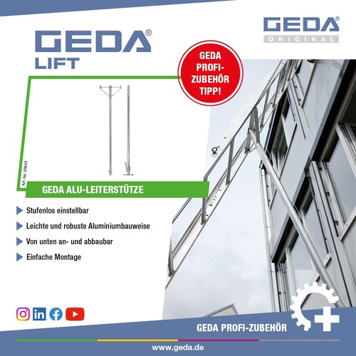 Neu geda leiterstütze - geda,